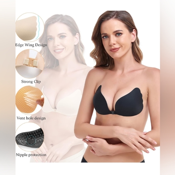 NWT 2 pk Stick On Bras - Picture 6 of 8